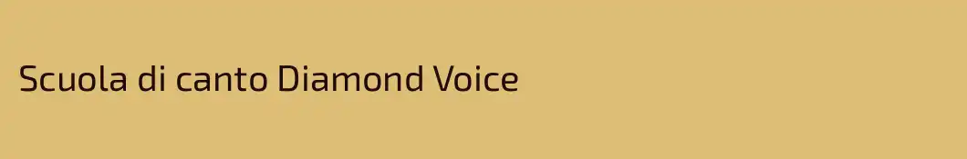 Scuola di canto Diamond Voice